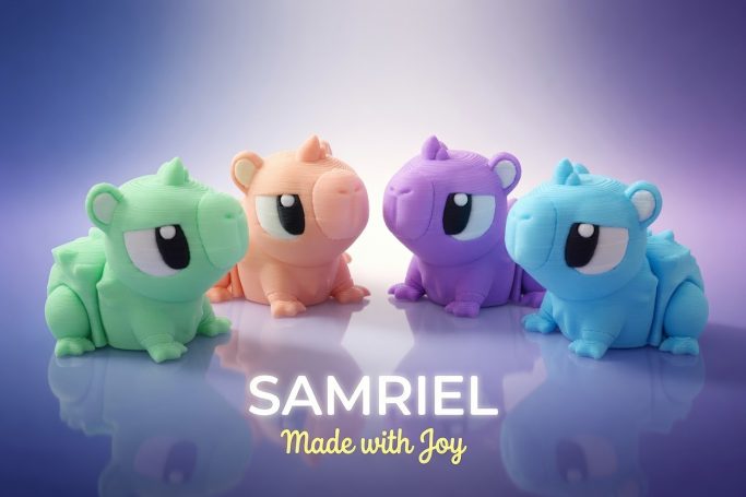 Süße Capybara Figuren – Wunschfarbe und Größe | Samriel✨